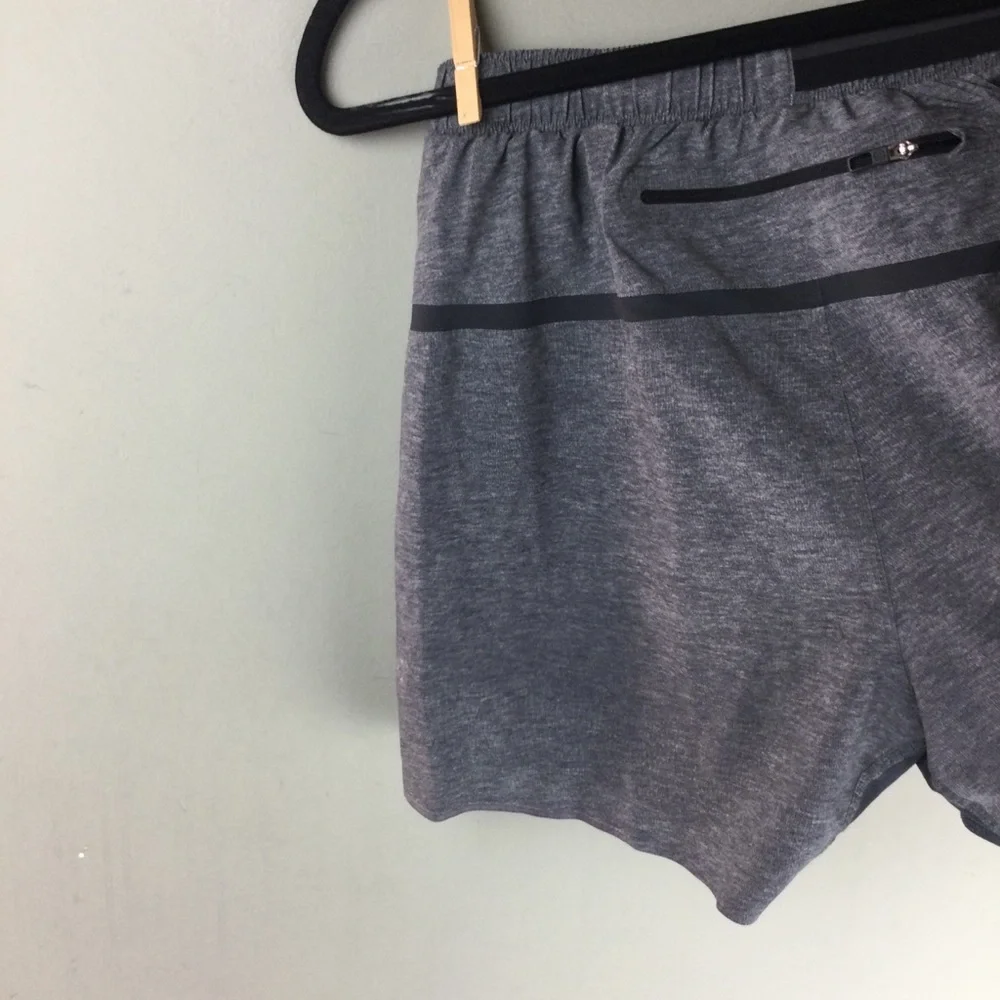 Lululemon Surge Linerless 5” Heather Deep Coal Swift Ultra Shorts Size Small